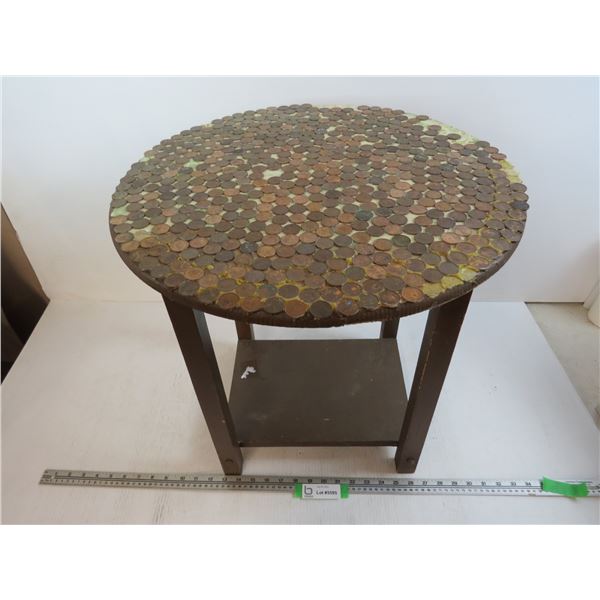 *Penny Covered Table