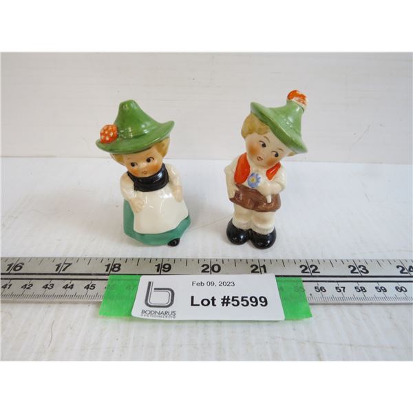W.Germany Ceramic Salt & Pepper Shakers