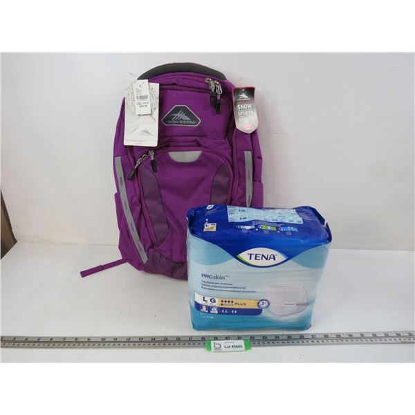 High Sierra Backpack - Tena Breathable Underwear