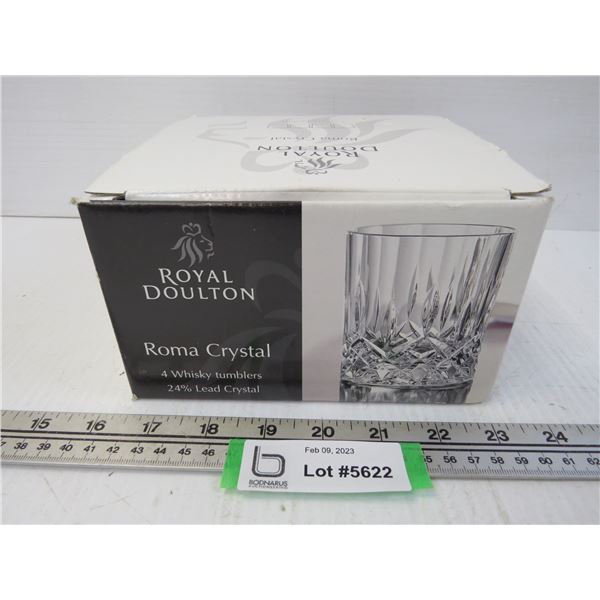 Royal Doulton Crystal Tumblers