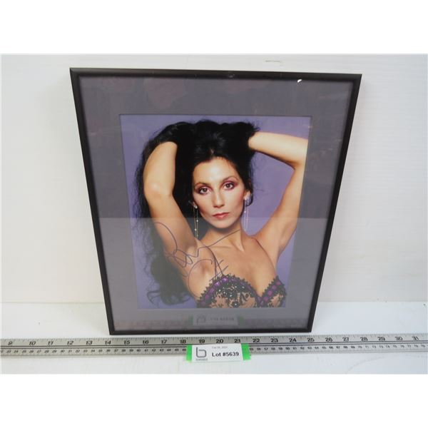 Cher Framed Signed Photo