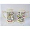 Image 2 : (2) Steins
