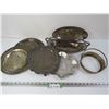 Image 1 : Vintage Metal Platters & Misc Items