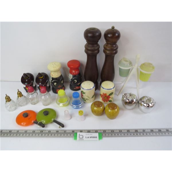 Assortment of Salt & Pepper Shakers