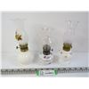 Image 1 : (3) Miniature Oil Lamps