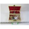 Image 1 : Jewelry Box w/Costume Jewelry