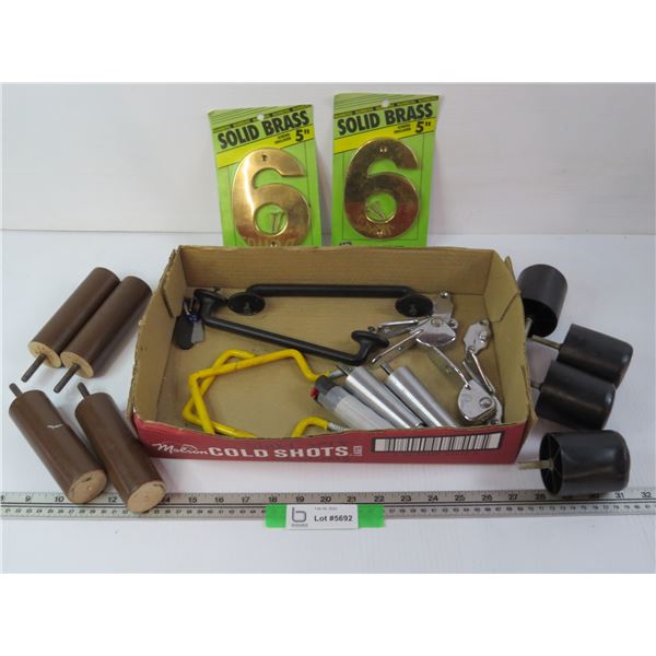 Couch Legs - Brass Numbers - Misc Items