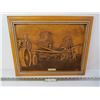 Carved Wooden Picture (Harvest Time)