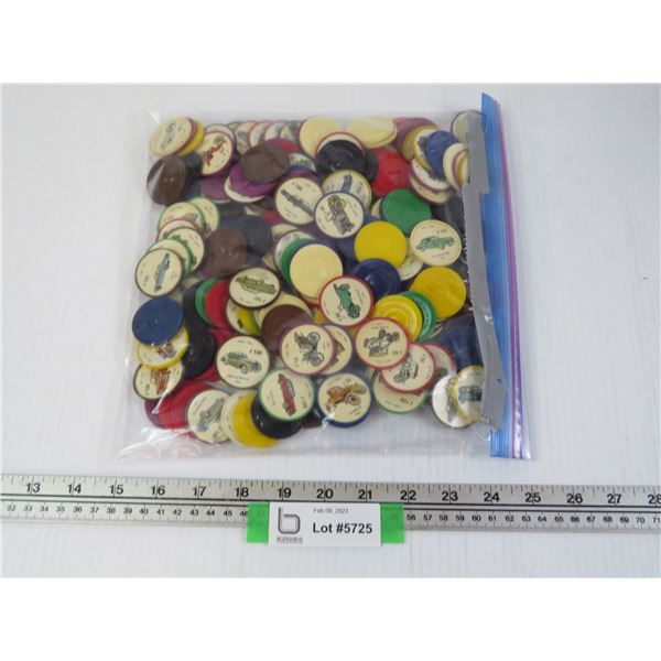 Bag of Vintage Jello Coins Bodnarus Auctioneering