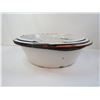 Image 7 : (5) Vintage Enamel Ware Basins