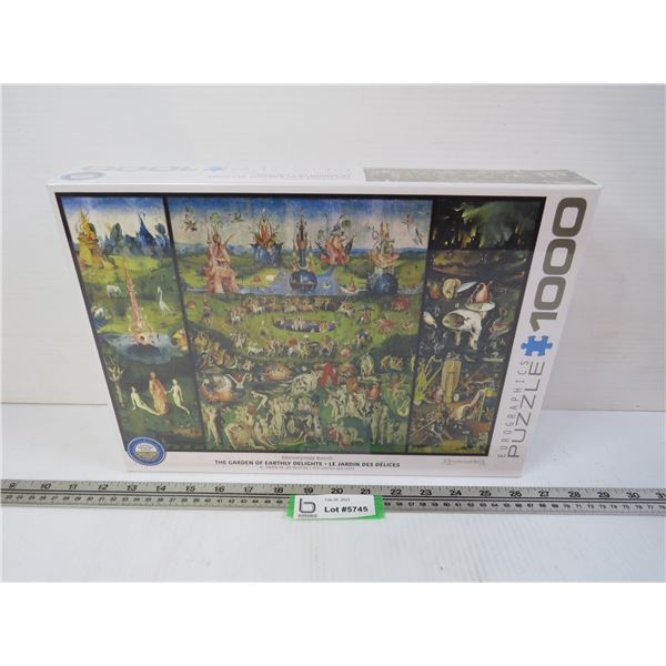 1000 Piece Puzzle (garden of earthly delights) - (NIB)