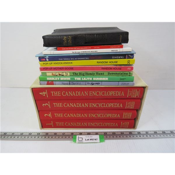 Box of Books - Includes Bible - Kit Pop-Ups - Encyclopedias