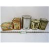(5) Vintage Tins