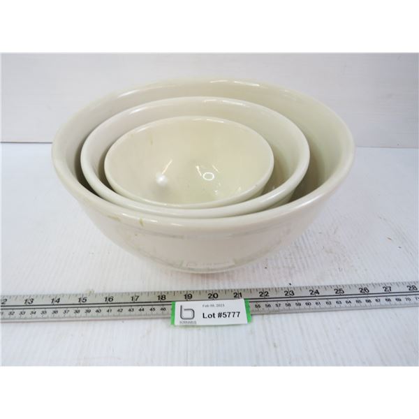 (3) Vintage Mixing Bowls