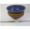 (3) Vintage Mixing Bowls - (One Blue Medalta #10) (one there has chip)