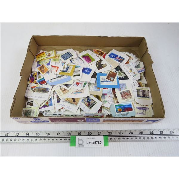 Box of Stamps (100's of Canadian Stamps )