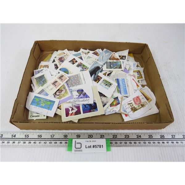 Box of Stamps (100's of Canadian Stamps )