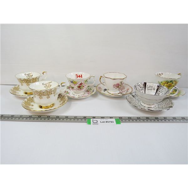 (6) Tea Cups