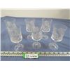 (6) Crystal Glasses