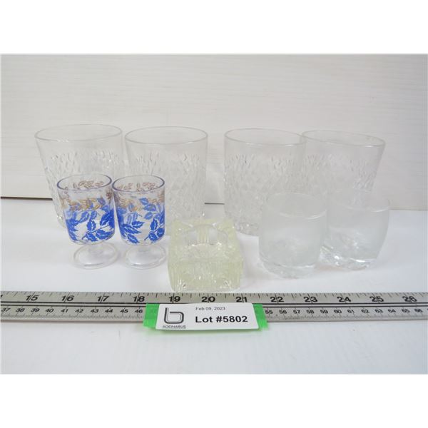 Assorted Glasses - Ashtray