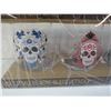 Image 3 : Set of 4 Skull Glasses (NIB)