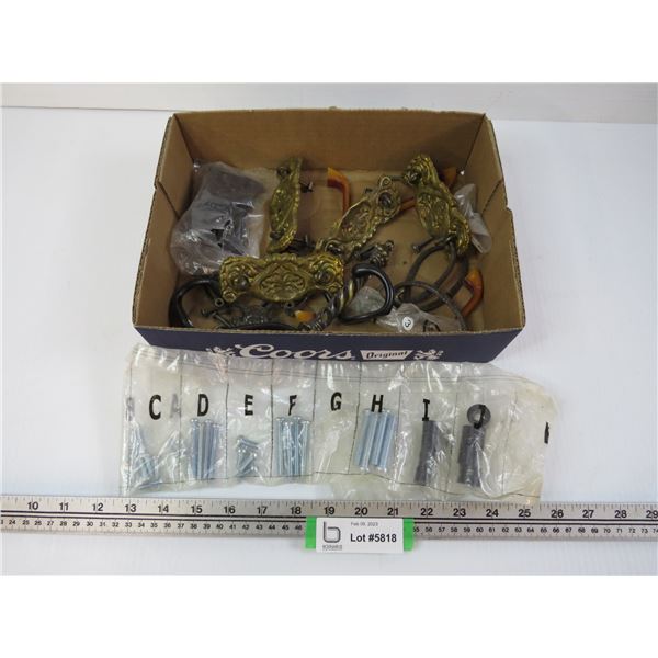 Vintage Cabinet Handles - Bolts