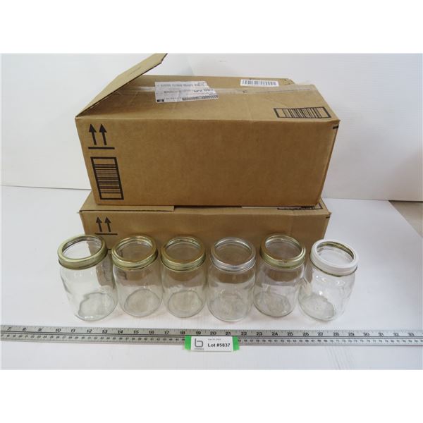 (2) Boxes of Sealer Jars