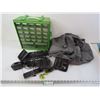 Screw/Hardware Organizer - (4) Motorala Phones w/chargers - Duffle Bag