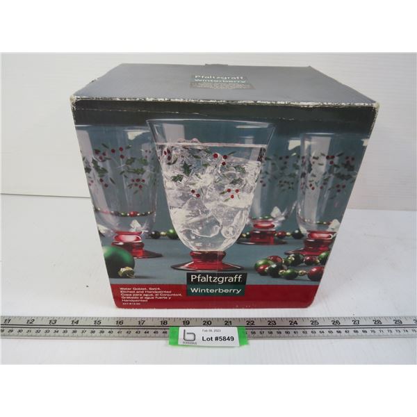 (4) Pfaltzgraff Wine Glasses