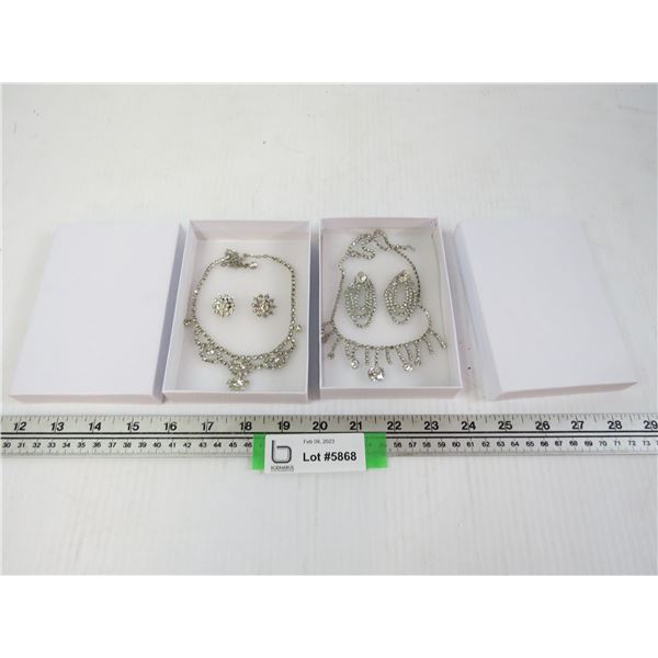 (2) Costume Jewelry Sets