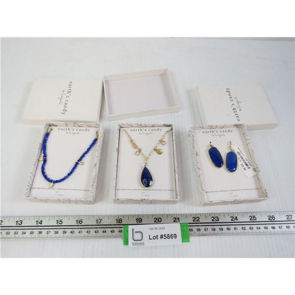 (3) Costume Jewelry Items
