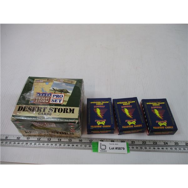 Victory Desert Storm w/ 3 Boxes w/Pro-Set Desert Storm Cards