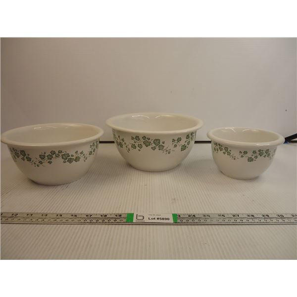 Set of (3) Corelle Bowls