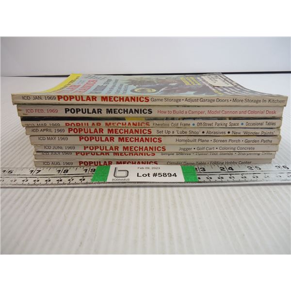 (8) Editions Popular Mechanics-1969