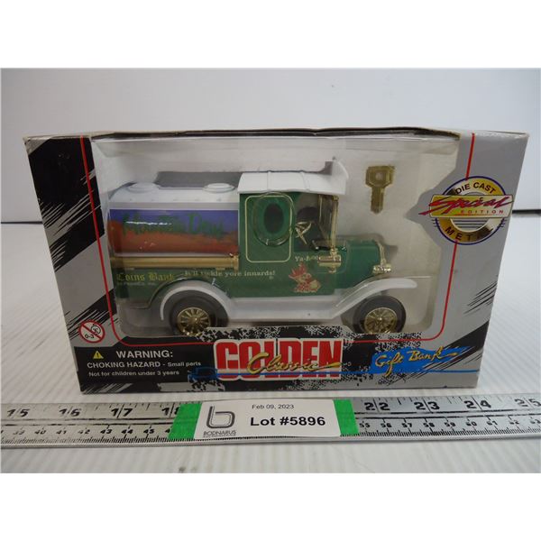 Golden Classic Die-Cast Gift Bank-Pepsi Truck-(NIB)