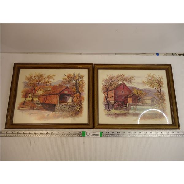 (2) John E. Bradley Pictures