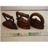 Image 1 : (3) Vintage Irons-rusty