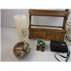 Image 3 : Mugs,Candles,Kitchen Rack,Camera,Rubiks cube