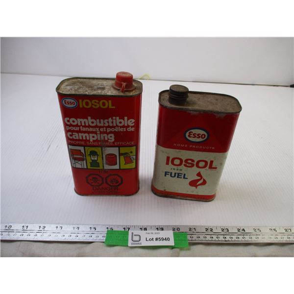 (2) Esso Tin (Iosol Fuel and Camping Fuel)