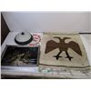 Image 1 : Wall Hanging, Bird Tray, Light Fixture + Misc
