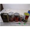 Image 1 : (5) Oil Tins (Coop, Wynn's, Shell, EIS, and International)