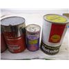 Image 3 : (5) Oil Tins (Coop, Wynn's, Shell, EIS, and International)