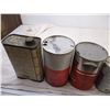 Image 4 : (5) Oil Tins (Coop, Wynn's, Shell, EIS, and International)
