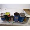 Image 4 : (6) Oil Tins (Home Lite, AMC, Turbo Oil, LFA)