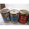 Image 2 : (6) Oil Tins (Mobil Jet, Aeroshell, Turbo)