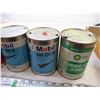Image 3 : (6) Oil Tins (Mobil Jet, Aeroshell, Turbo)