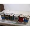 Image 4 : (6) Oil Tins (Mobil, Aeroshell)