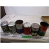 Image 4 : (6) Oil Tins (Gulf Lube, Aeroshell Ford300)