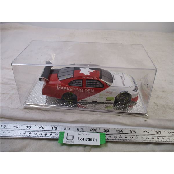 10" Race Car in Display Case