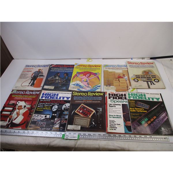 1977 Stereo Review Magazine Lot